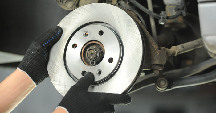 Changing Brake Discs on PEUGEOT 406 (8B) 2.1 TD 12V 1998 by yourself