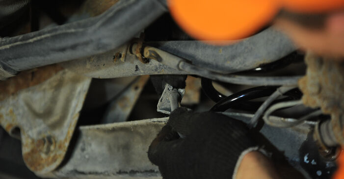 Wie schmierig ist es, selber zu reparieren: Federn beim Peugeot 406 Limousine 2.2 HDi 2001 wechseln – Downloaden Sie sich Bildanleitungen