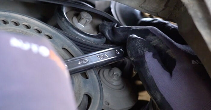 Changing of Poly V-Belt on Opel Astra H Saloon 2007 won't be an issue if you follow this illustrated step-by-step guide