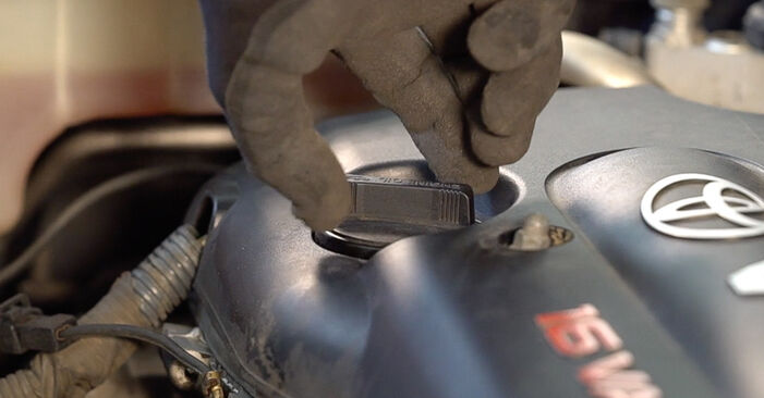 Wie lange braucht der Teilewechsel: Ölfilter am Toyota RAV4 III 2013 - Einlässliche PDF-Wegleitung