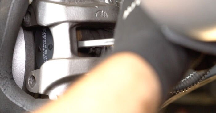 Replacing Brake Pad Wear Sensor on Mercedes W211 2004 E 220 CDI 2.2 (211.006) by yourself