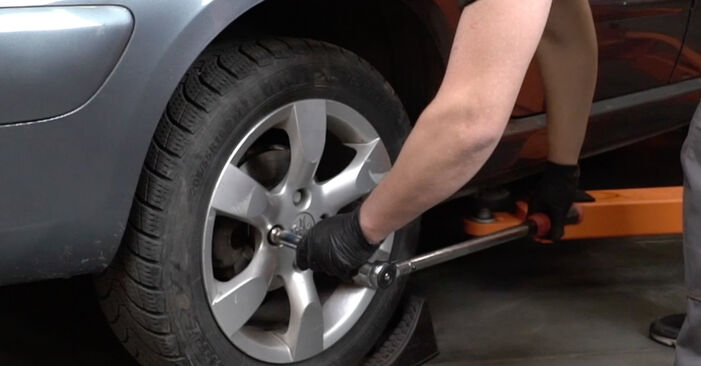 Changing of Brake Pads on Peugeot 307 SW 2002 won't be an issue if you follow this illustrated step-by-step guide