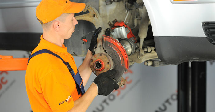 How hard is it to do yourself: Wheel Bearing replacement on Passat 3B6 2.0 TDI 2000 - download illustrated guide