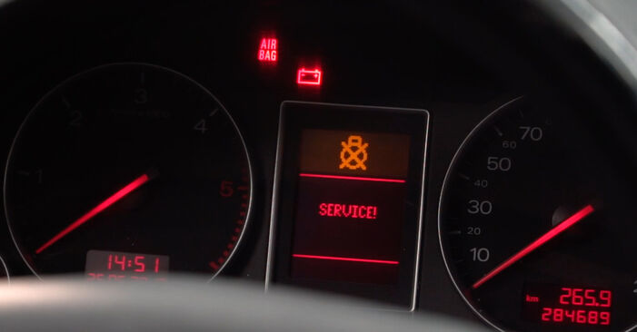 Kako težko to naredite sami: Filter goriva zamenjava na Audi A4 B6 Avant 1.8 T quattro 2003 - prenesite slikovni vodnik