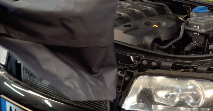 Audi A4 B6 Avant 1.8 T quattro 2003 Ölfilter wechseln: wie schwer ist es, selbst zu reparieren - Downloaden Sie sich illustrierte Anleitungen