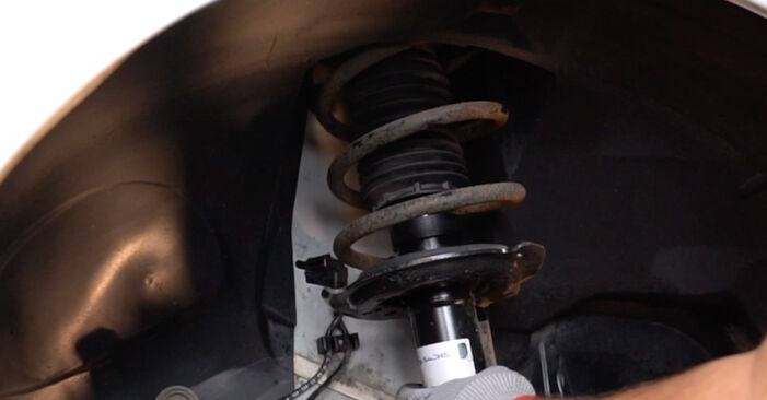 How to remove MERCEDES-BENZ B-CLASS B 150 1.5 (245.231) 2009 Shock Absorber - online easy-to-follow instructions