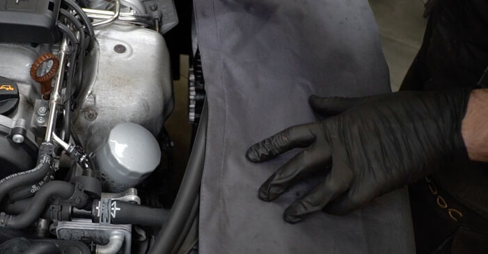 Wie lange benötigt das Auswechseln der Teile: Ölfilter beim Audi A3 8P 2012 - Detailliertes PDF-Tutorial
