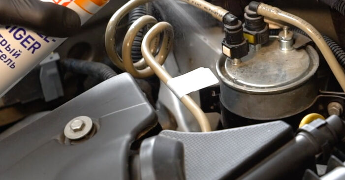 Fiat Punto 199 1.4 (199AXB11, 199AXB1A, 199BXB1A, 199AXL1A) 2007 Kraftstofffilter wechseln: Gratis Reparaturanleitungen