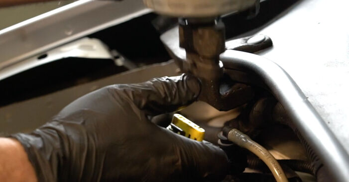 Wie schmierig ist es, selber zu reparieren: Kraftstofffilter beim Fiat Punto 199 1.9 D Multijet 2011 wechseln – Downloaden Sie sich Bildanleitungen