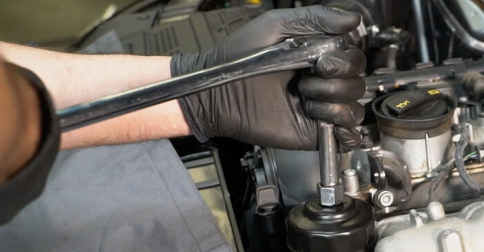 Austauschen Anleitung Ölfilter am Audi A4 B8 2008 2.0 TDI selbst