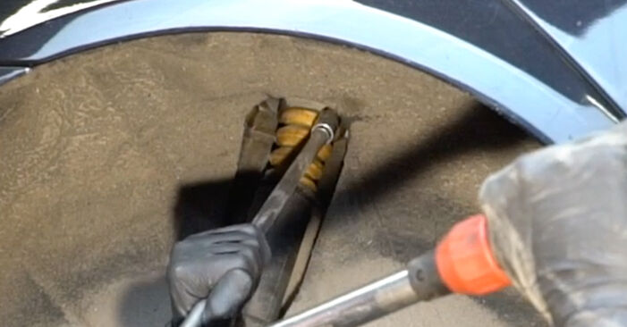 How to remove SKODA OCTAVIA 2.0 TDI 4x4 2008 Shock Absorber - online easy-to-follow instructions