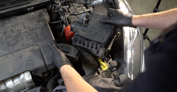 Wie man FORD Fiesta Mk6 Schrägheck (JA8, JR8) 1.25 2009 Ölfilter austauscht - Schrittweise Handbücher und Videowegleitungen