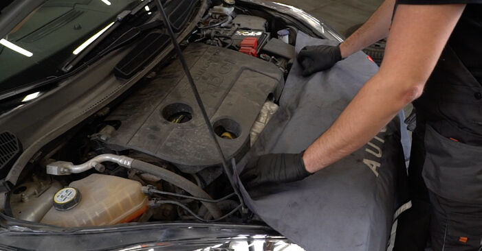 Cómo reemplazar Filtro de Combustible en un FORD Fiesta Mk6 Hatchback (JA8, JR8) 1.25 2009 - manuales paso a paso y guías en video