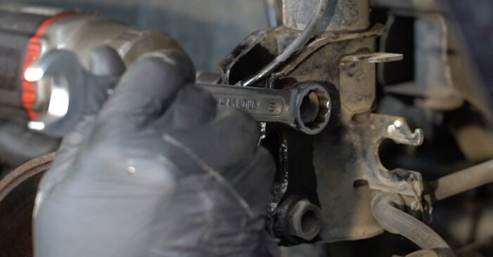 Wie schmierig ist es, selber zu reparieren: Stoßdämpfer beim Opel Corsa D 1.4 (L08, L68) 2012 wechseln – Downloaden Sie sich Bildanleitungen