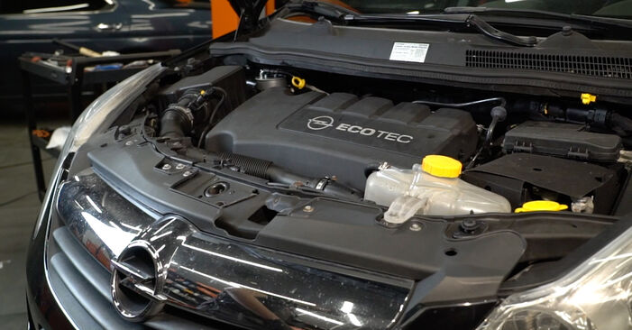 Zelf Brandstoffilter OPEL Corsa D Hatchback (S07) 1.0 (L08, L68) 2009 vervangen