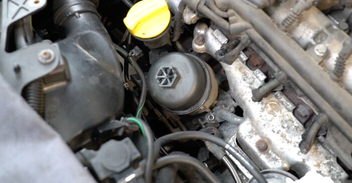 Pasikeiskite OPEL Corsa D Hatchback (S07) 1.4 (L08, L68) 2011 Alyvos filtras patys - internetinė instrukcija