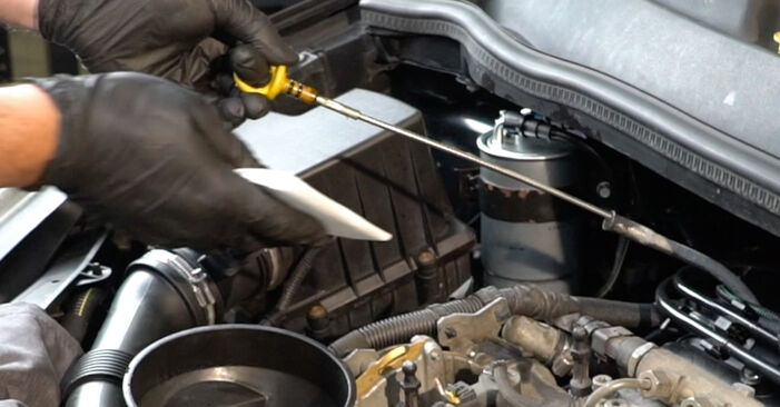 Corsa D Hatchback (S07) 1.3 CDTI (L08, L68) 2008 Oljni filter DIY menjava, priročnik delavnice