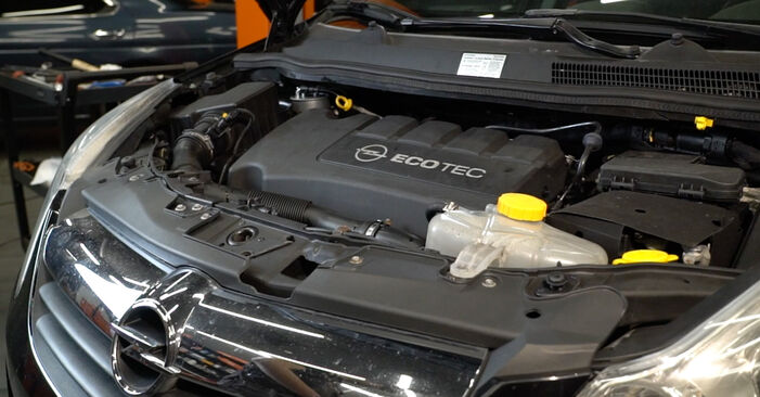 Stapsgewijze aanbevelingen om zelf Opel Corsa D 2010 1.3 CDTI (L08, L68) Oliefilter vervangen
