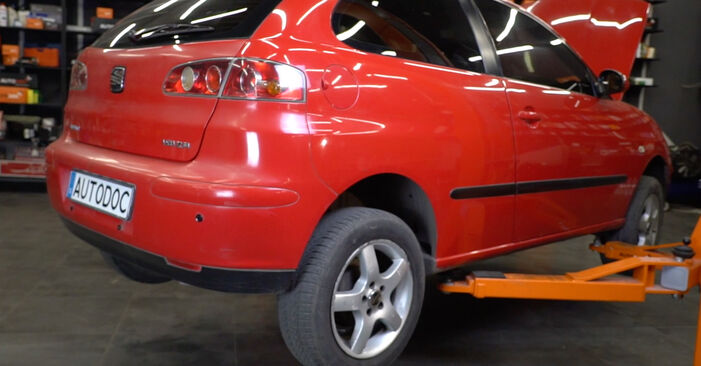 How to change Fuel Filter on Seat Ibiza 6L 2002 - free PDF and video manuals