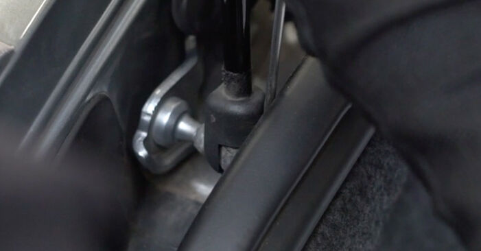 Kako dolgo traja menjava: Amortizer Pokrova Prtljažnika na Audi A4 B7 Sedan 2007 - informativni PDF priročnik