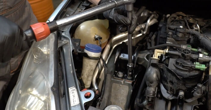 2004 Peugeot 307 SW wymiana Zawieszenie silnika: darmowe instrukcje warsztatowe