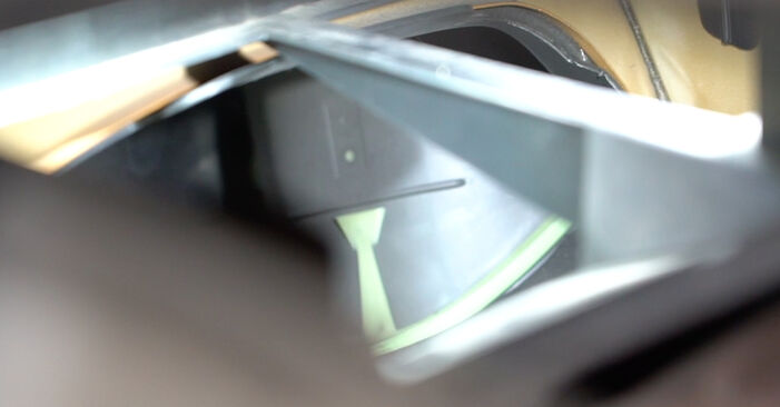 Wie kompliziert ist es, selbst zu reparieren: Innenraumfilter am Peugeot 207 WA 1.6 16V RC 2012 ersetzen – Laden Sie sich illustrierte Wegleitungen herunter