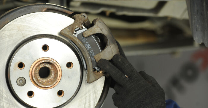 How to remove VW MULTIVAN 2.0 BiTDI 2007 Brake Pads - online easy-to-follow instructions