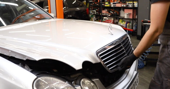 How to remove MERCEDES-BENZ E-CLASS E 280 CDI 3.0 (211.020) 2006 Air Filter - online easy-to-follow instructions