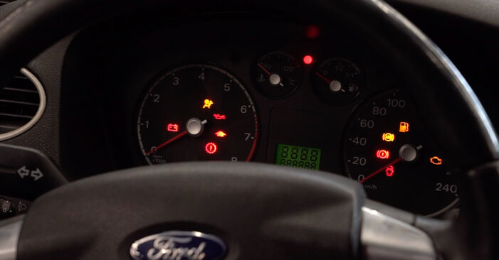 Sostituendo Filtro Carburante su Ford Fiesta Mk5 2001 1.4 TDCi da solo