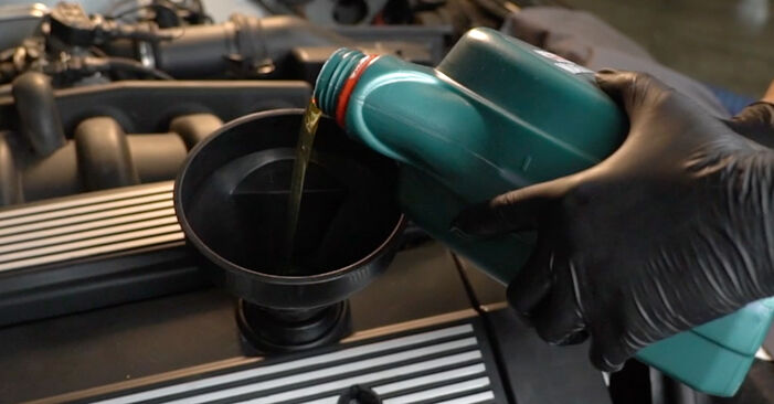 BMW 5 SERIES Öljynsuodatin vaihto: online-oppaat ja video-oppaat