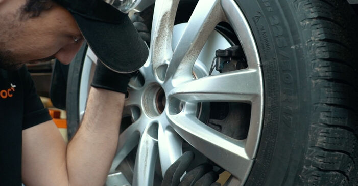 Wie schmierig ist es, selber zu reparieren: Federn beim VW Passat B7 Limousine 2.0 TSI 2011 wechseln – Downloaden Sie sich Bildanleitungen