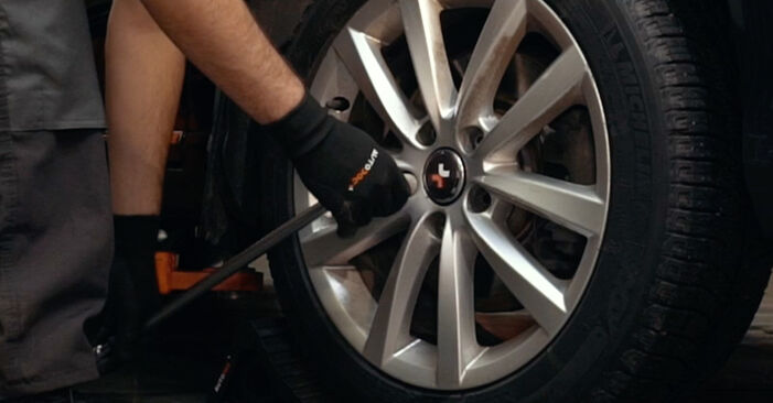 Cambio Molla Ammortizzatore posteriore (sinistro e destro) su VW PASSAT 2.0 TDI 2012. Questo manuale d'officina gratuito ti aiuterà a farlo da solo