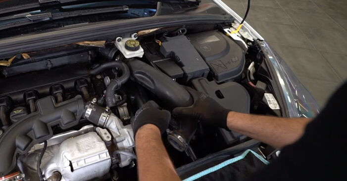 Wie man Ölfilter am PEUGEOT 407 Coupe (6C_) 2010 wechselt – Laden Sie sich PDF-Wegleitungen und Videoanweisungen herunter