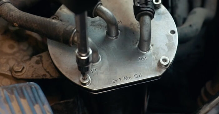 Wie lange benötigt das Auswechseln der Teile: Kraftstofffilter beim VW CC 358 2013 - Detailliertes PDF-Tutorial