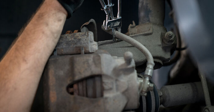 Hvor lang tid tager en udskiftning: Bremsekaliber på VW UP - informativ PDF-manual