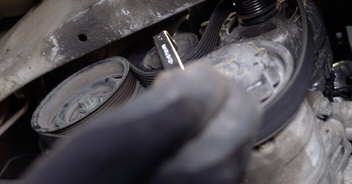 How to change Poly V-Belt on VW Load Up 2014 - free PDF and video manuals