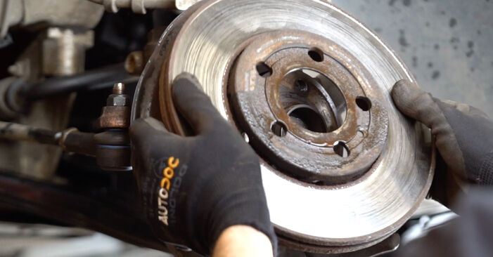 POLO (AW1, BZ1) 1.0 (CHYB) 2020 Brake Discs DIY replacement workshop manual