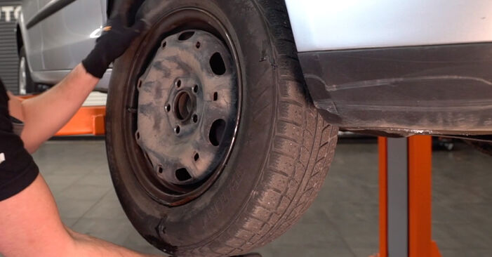 Changing Brake Discs on VW Polo Hatchback (6R1, 6C1) 1.2 2012 by yourself