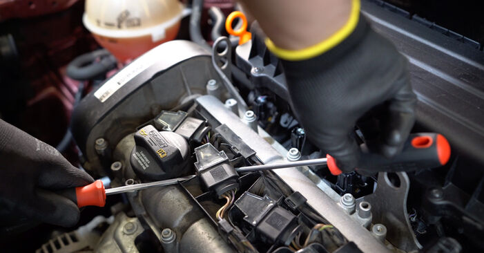 Hoe VW POLO 1.6 2014 Bobine verwijderen – online eenvoudige instructies