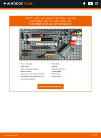 Como realizar a substituição de Rolamento da Roda 1.2 VW Fox 5z1