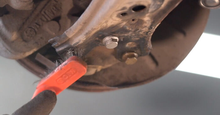 How to remove VW POLO 1.6 2006 Control Arm - online easy-to-follow instructions