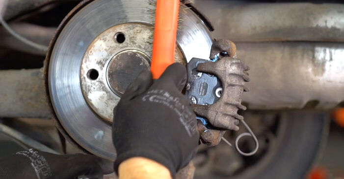 How to change Brake Pads on Audi A4 Convertible 2002 - free PDF and video manuals