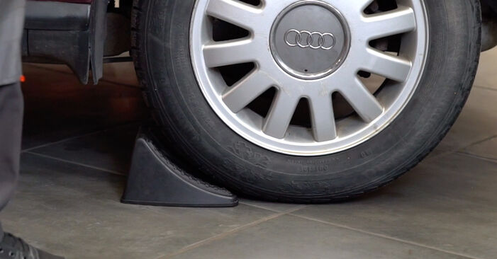 How to change Brake Pads on Audi Allroad 4BH 2000 - free PDF and video manuals