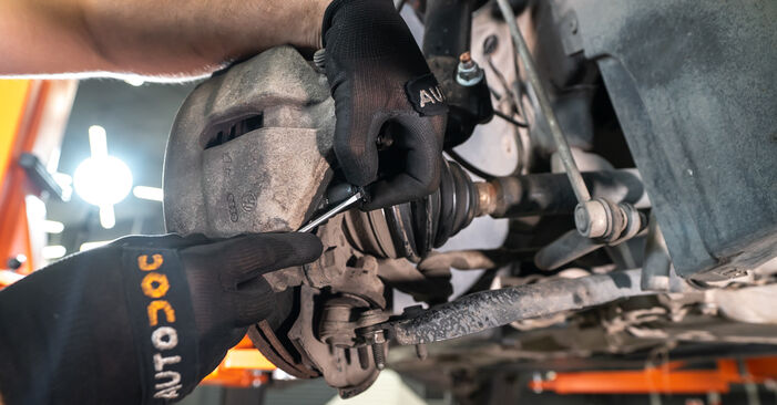 Hvor lang tid tager en udskiftning: Bremsekaliber på VW PASSAT - informativ PDF-manual