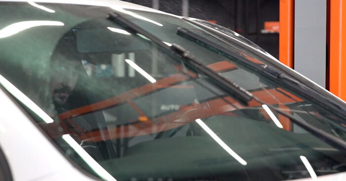 VW GOLF 2012 Metlica brisalnika stekel priročnik za zamenjavo s koraki