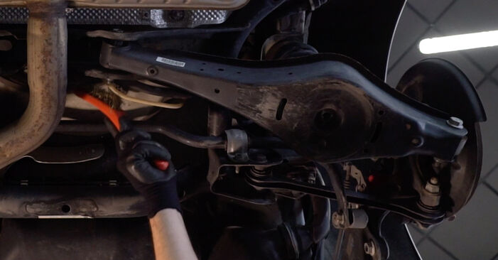 How to remove VW PASSAT 1.6 FSI 2009 Control Arm - online easy-to-follow instructions
