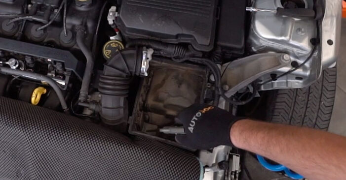 Wie man MINI Cabrio 1.6 John Cooper Works 2004 Luftfilter austauscht - Eingängige Anweisungen online