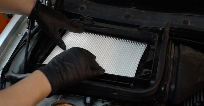 Changing of Pollen Filter on BMW E39 Touring 2004 won't be an issue if you follow this illustrated step-by-step guide