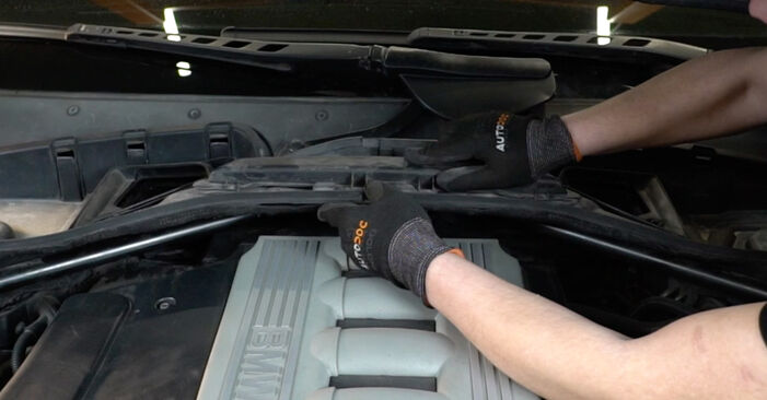 Trinn-for-trinn anbefalinger for hvordan du kan bytte BMW E71 2012 M Luftfilter selv