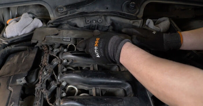 Wie schmierig ist es, selber zu reparieren: Luftfilter beim BMW E65 740d 3.9 2007 wechseln – Downloaden Sie sich Bildanleitungen
